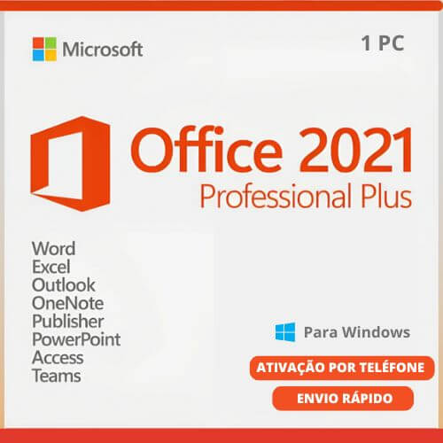 Office 2021 Professional Plus Licença Original Para Windows