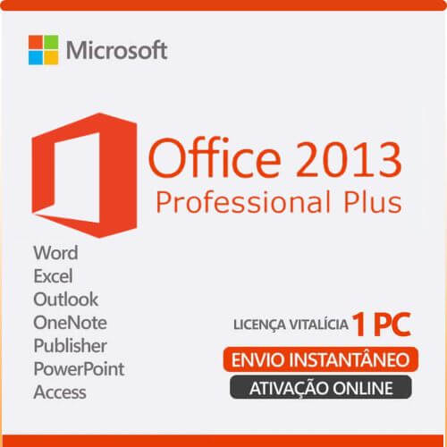 Office 2013 Professional Plus Licença Original Para Windows